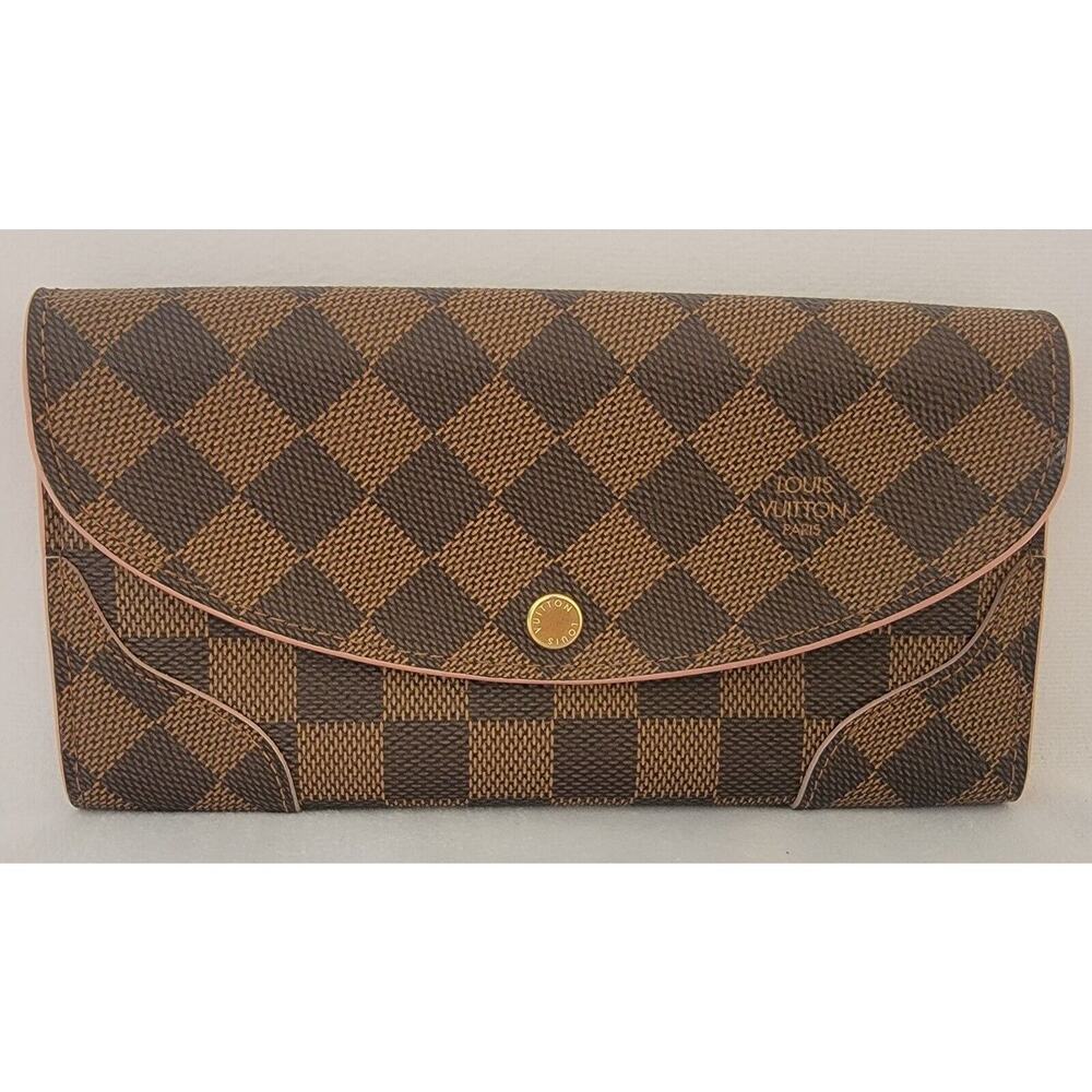 Louis Vuitton Portefueille Caissa Wallet DE Rose Ballerine interior w/box & dust
